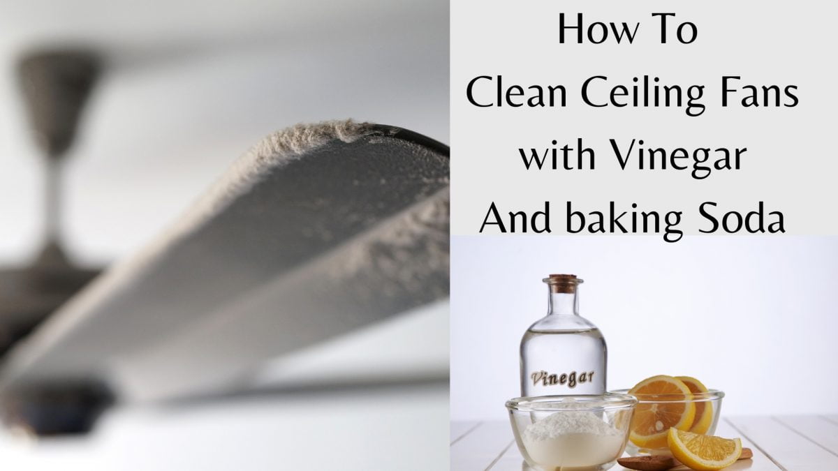 How To Clean Ceiling Fans with Vinegar & Baking Soda In 2021