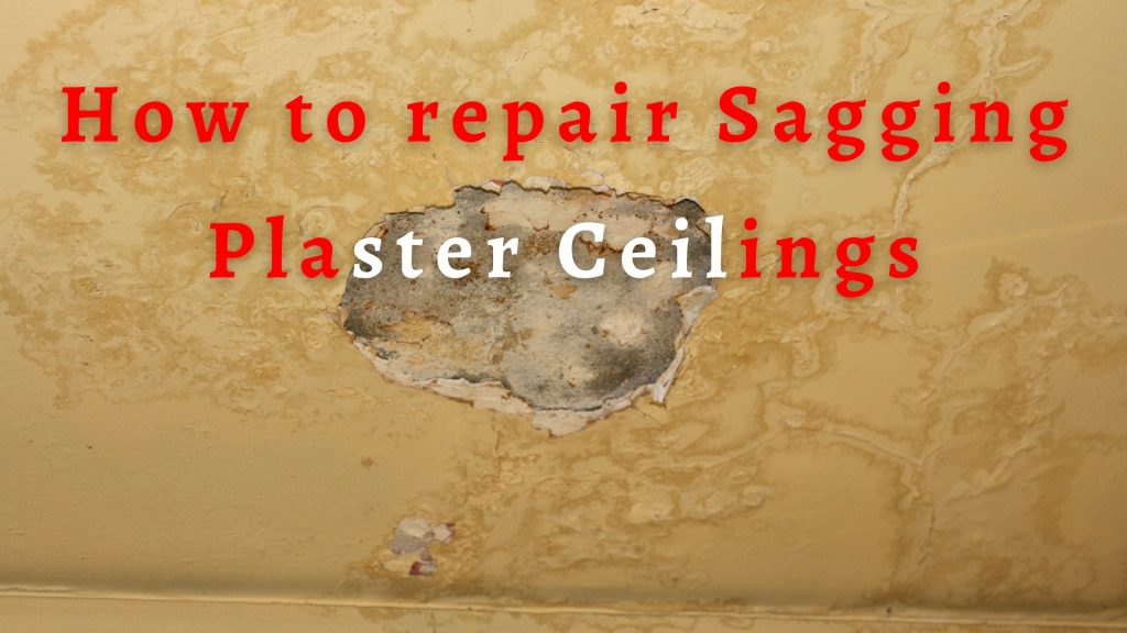 How to repair plaster ceiling