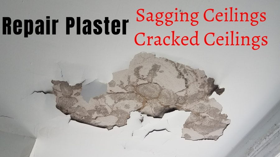 How To Repair Plaster Ceiling Cracks | Sagging In 2021