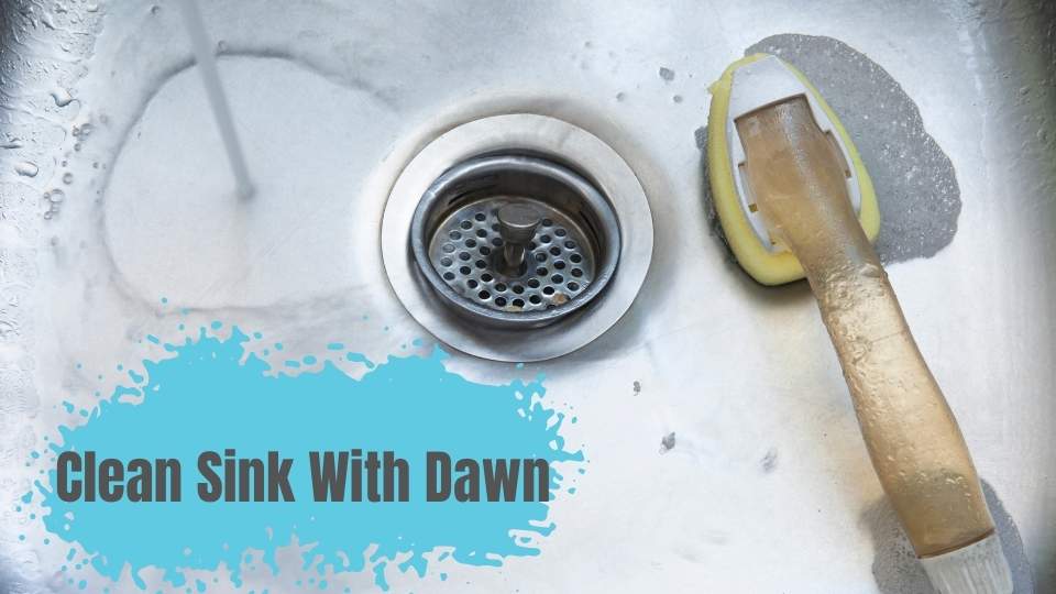 how to clean kitchen sink