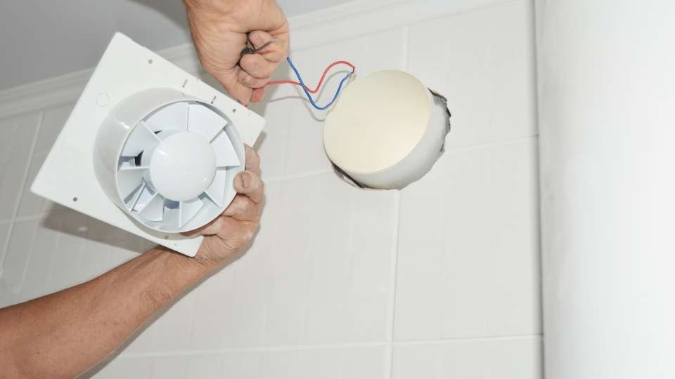 how to clean bathroom exhaust fan